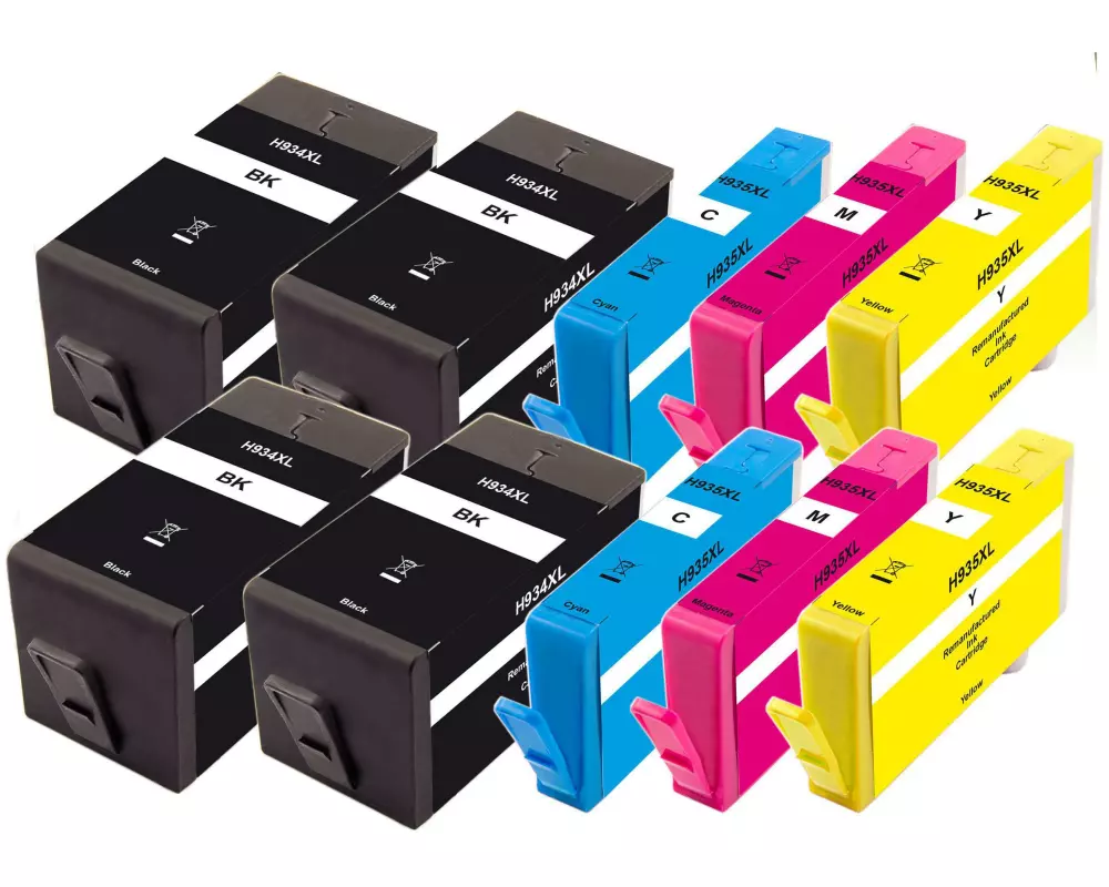 Peach Tintenset HP Nr. 934XL / Nr. 935XL