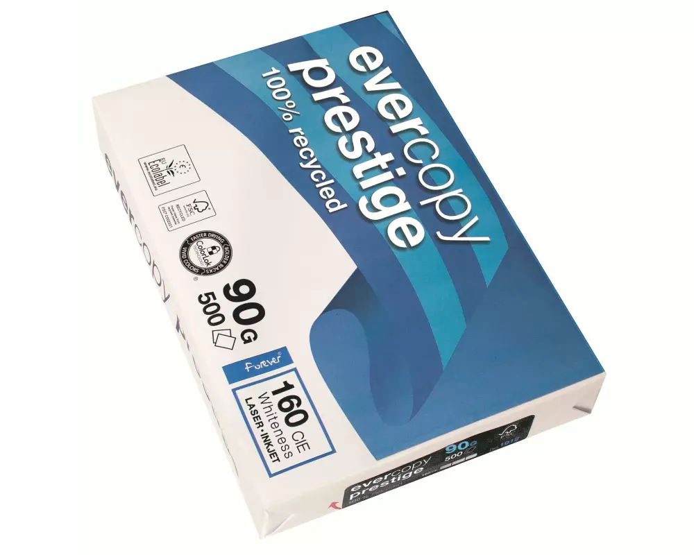 Evercopy Kopierpapier Prestige A4, Hochweiss, 90 g/m²,2500 Blatt