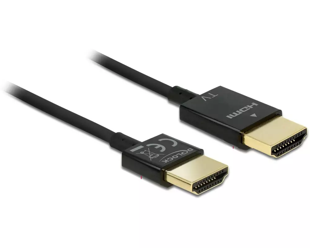 Delock Kabel 4K 60Hz HDMI - HDMI, 4.5 m, Schwarz
