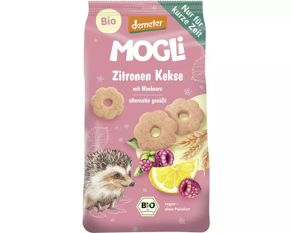 Mogli Knabberspass Zitronen Kekse mit Himbeere 125 g