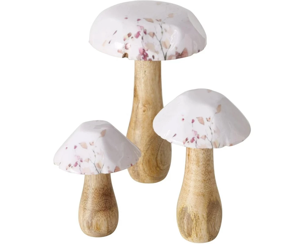 Boltze Aufsteller Pilze Bernada 3er Set