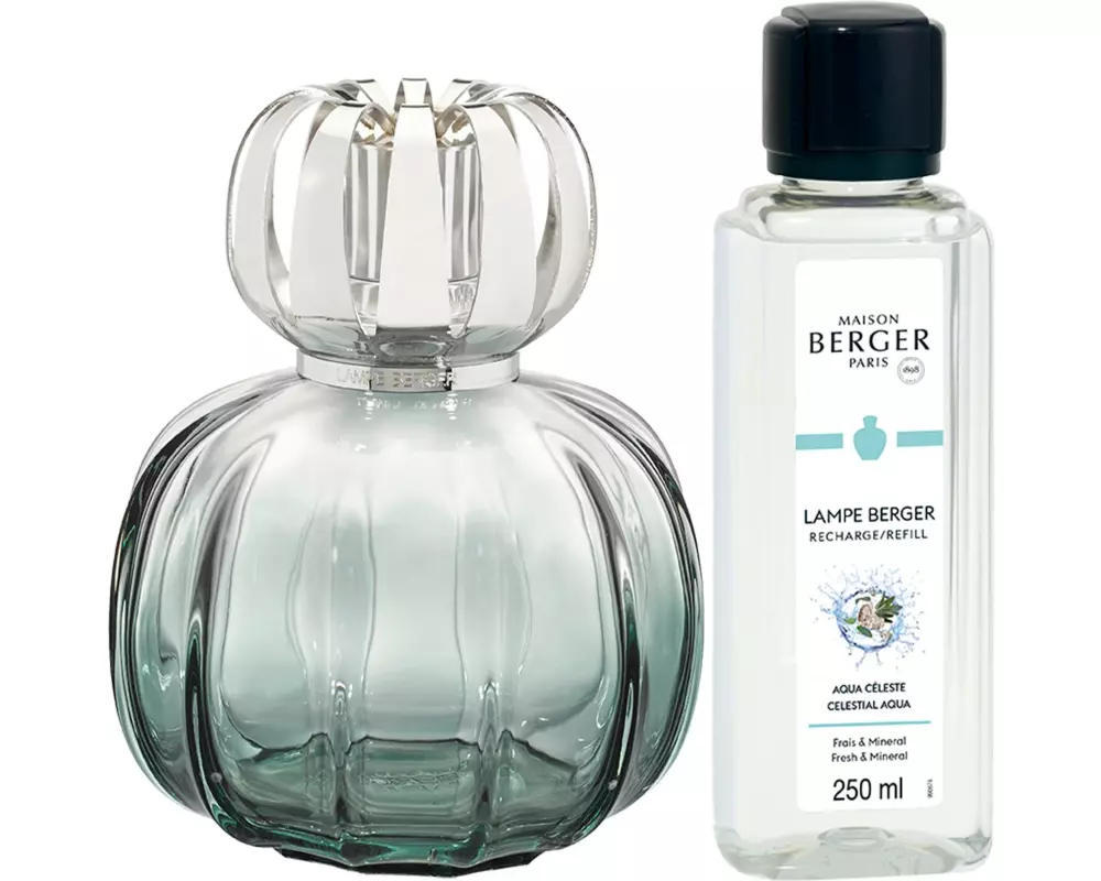 Maison Berger Duftlampe + Aqua Céleste 370 ml, Grün