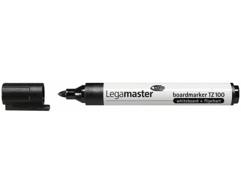 Legamaster Whiteboard-Marker TZ100, Schwarz, 10 Stück
