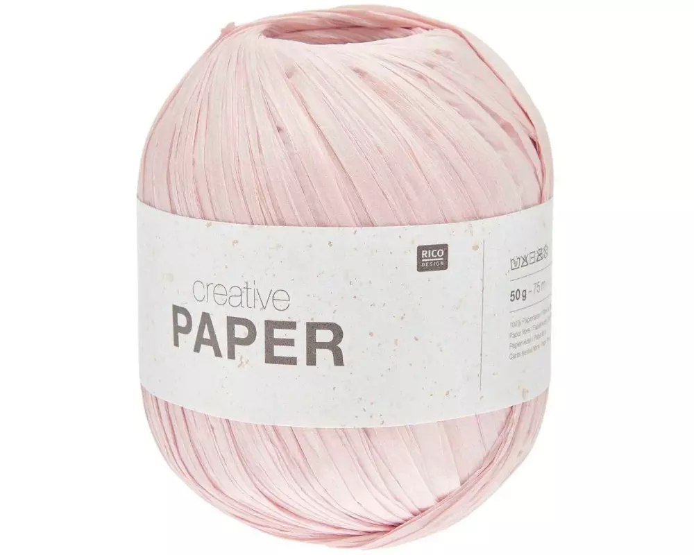 Rico Design Wolle Paper Rosa, 75 m
