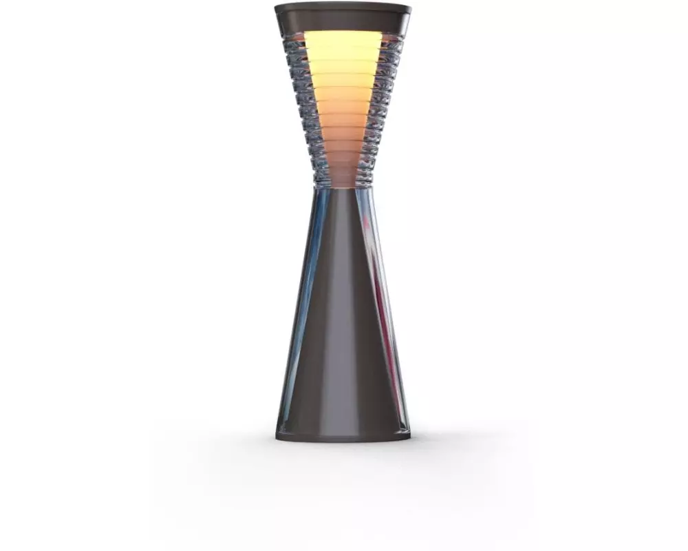 xoxo design ag Akku-Tischleuchte X8, 3W, 2700K, 28.1 cm, Anthrazit