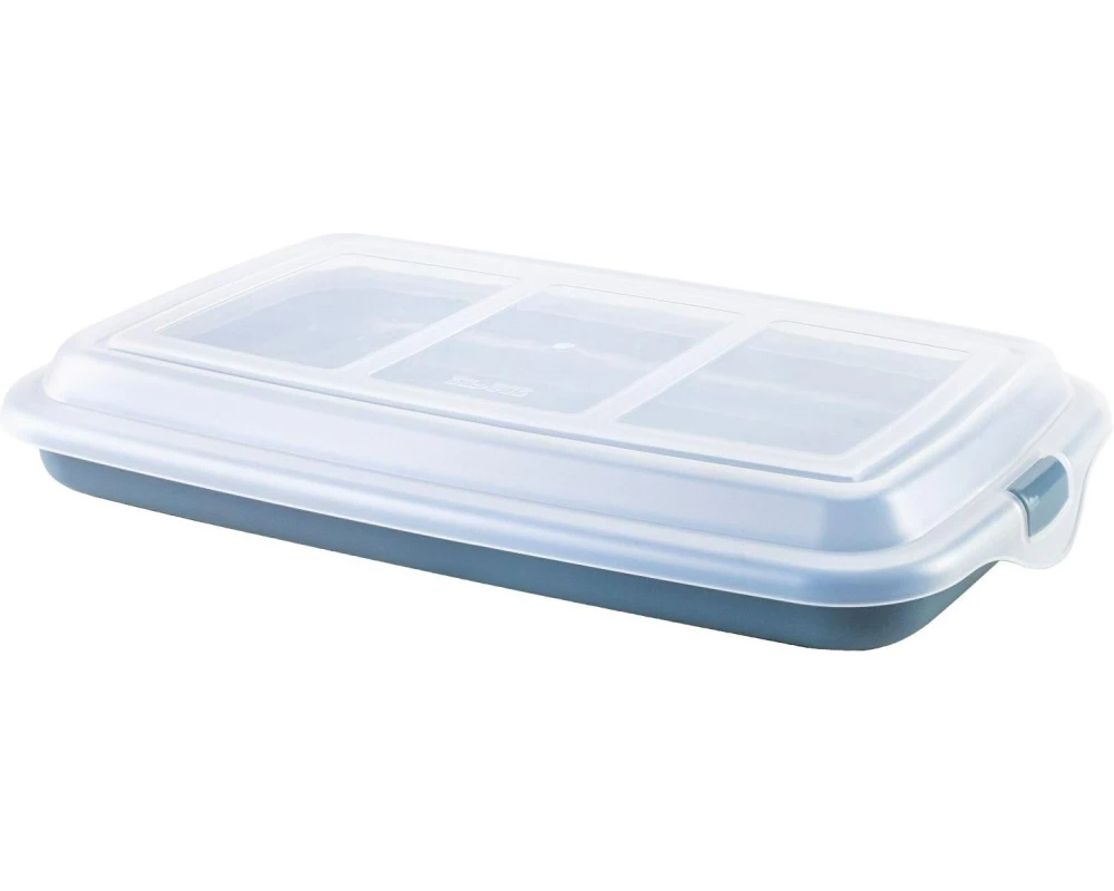 Ibili Behälter für Wurstwaren Aufschnitt 24.8 x 14.4 cm, blau