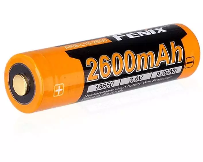Fenix Akku ARB-L18 3.6 V, 2600 mAh Typ 18650