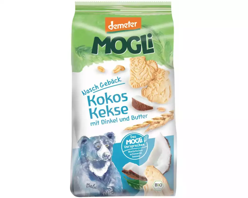 Mogli Kekse Kokos Bären Mini 125 g