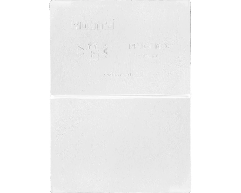 Kolma Kreditkartenhülle doppelt mit RFID Blocker Weiss