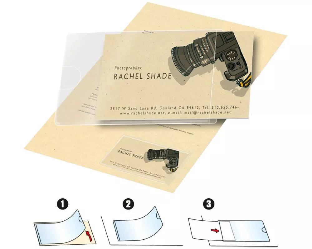 3L Visitenkartenetui 60 x 95 mm, 100 Stück