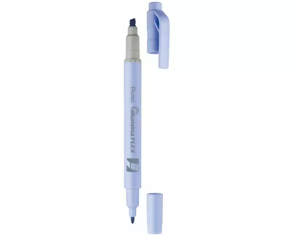 pentel Textmarker Illumina Flex 1.0-3.5 mm, Pastell Blau