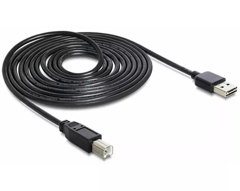 Delock USB 2.0-Kabel EASY-USB USB-A - USB-B 2 m