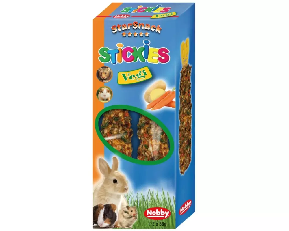 Nobby Snack Stickies Gemüse, 2 x 56 g