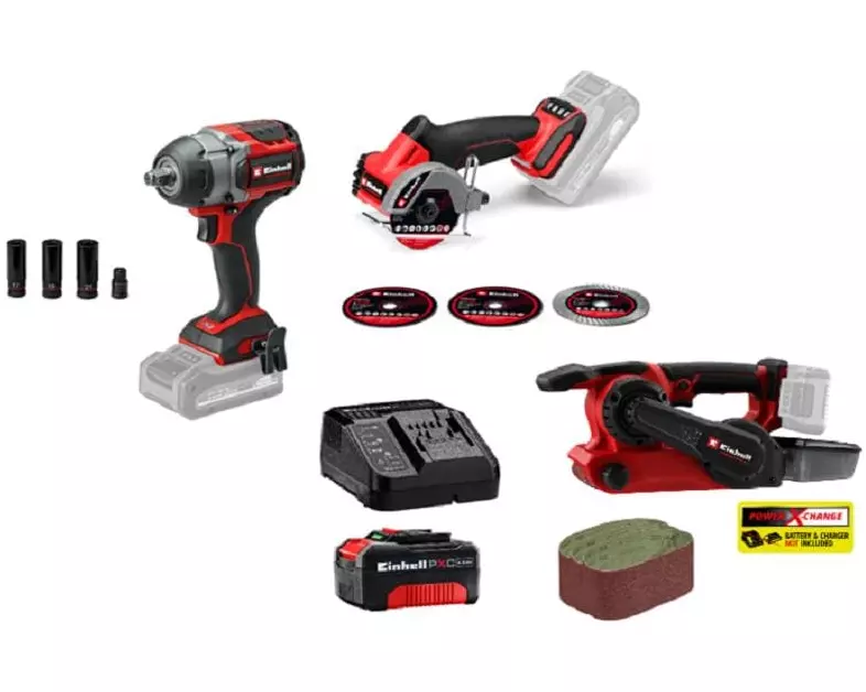Einhell Akku-Werkzeugset 18 V Compact Tools Kit