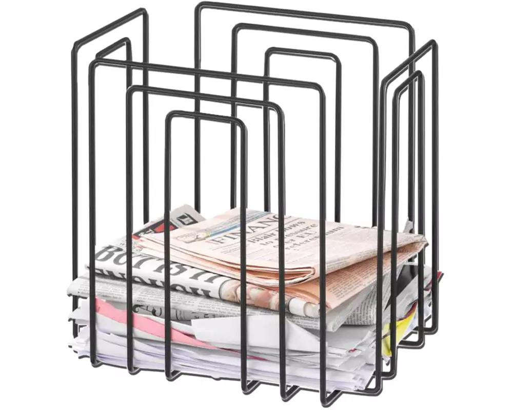 MERLO|T Zeitungsständer A4 Schwarz