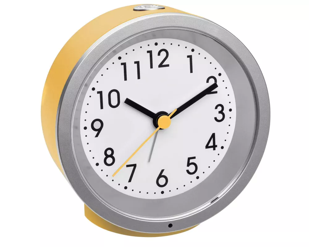 TFA Dostmann Klassischer Wecker Gelb