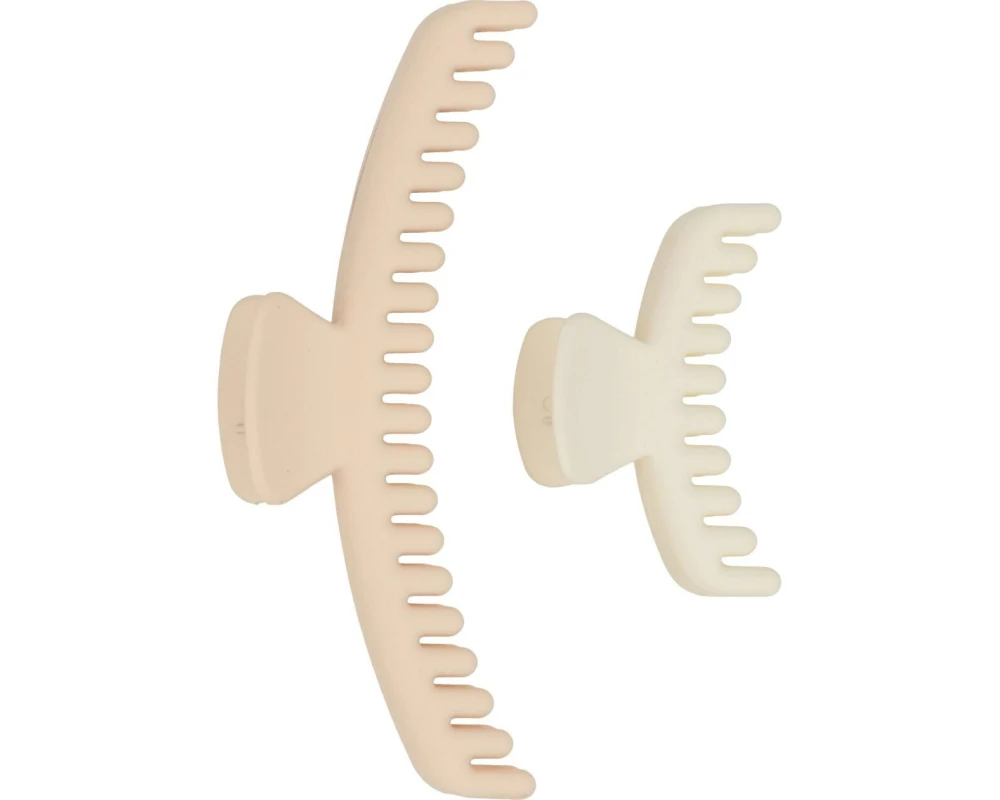 Body Mind Soul Haarklemmen Yoga, Beige und Gelb