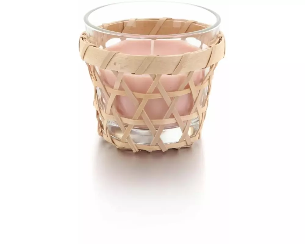 balthasar Kerze Basket 9.5 x 11 cm, Pfirsich