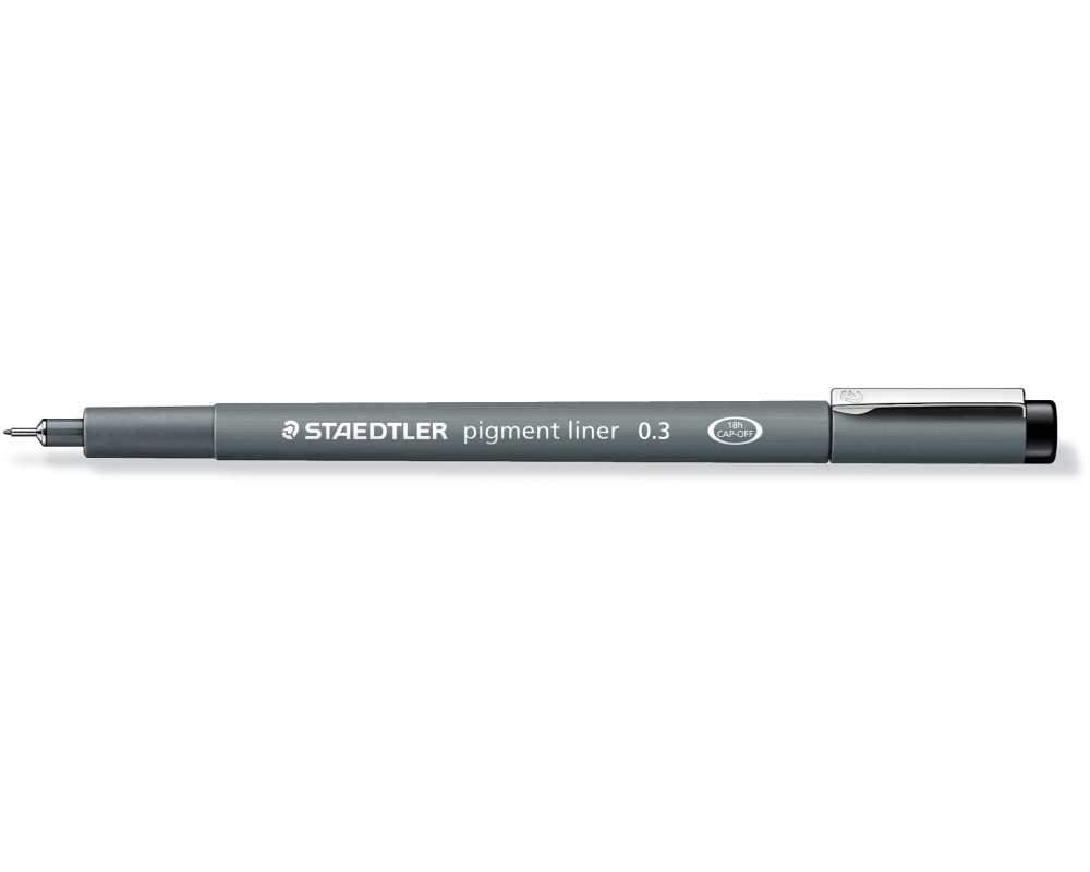 STAEDTLER Pigment-Liner 0,3 mm 30803-9 schwarz