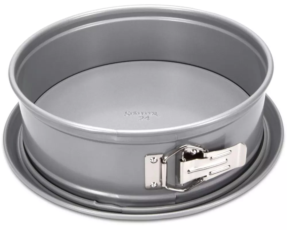 Städter Springform mit Flachboden Silber, 20 cm