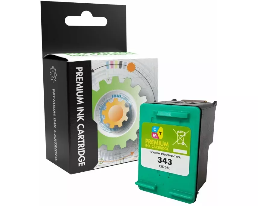 STATIC Ink cartridge compatible with HP C8766EE 338 Tri-color remanufactured 330 pages
