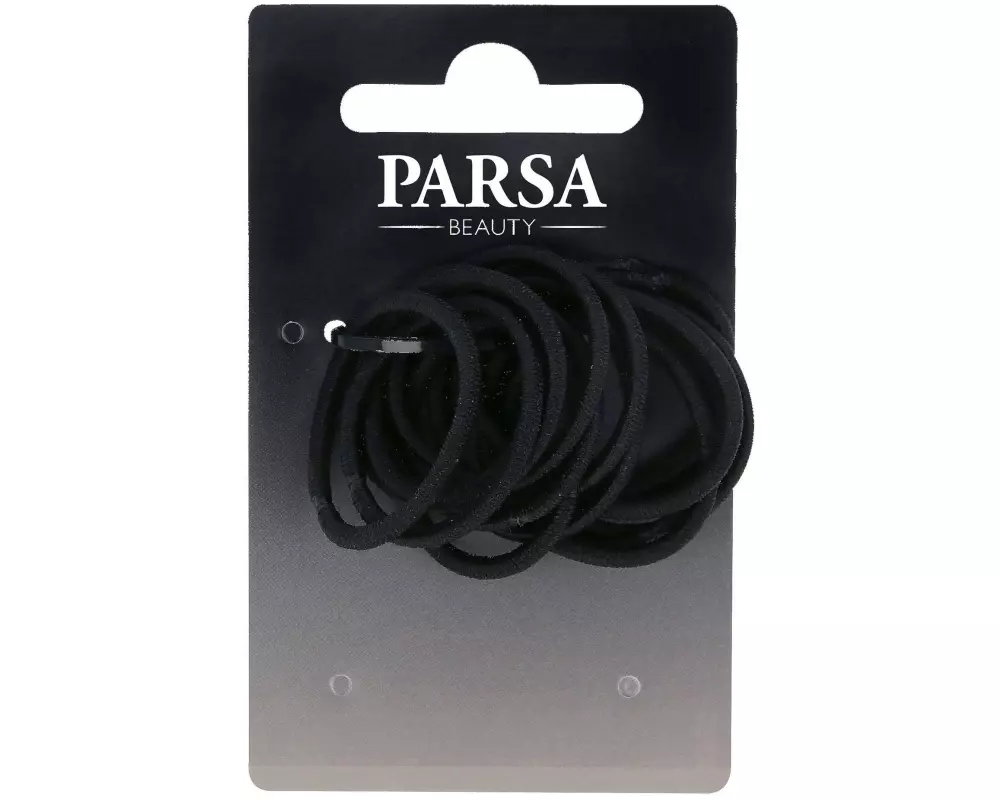 Parsa Beauty Zopfhalter mini, dünn, metallfrei Schwarz