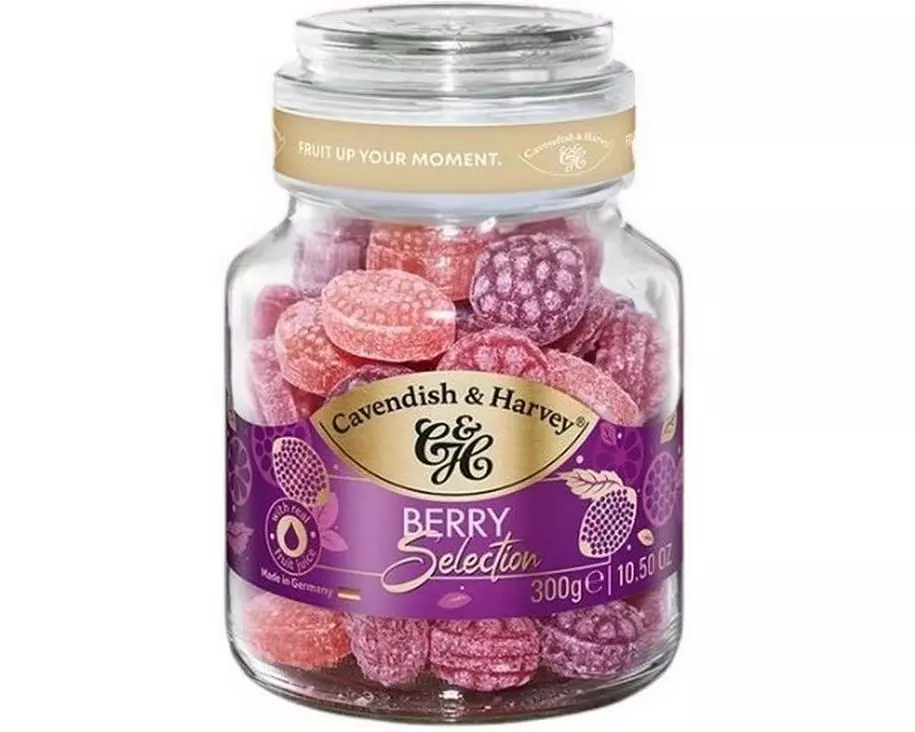 Cavendish & Harvey Berry Selection Bonbons im Glas 300 g