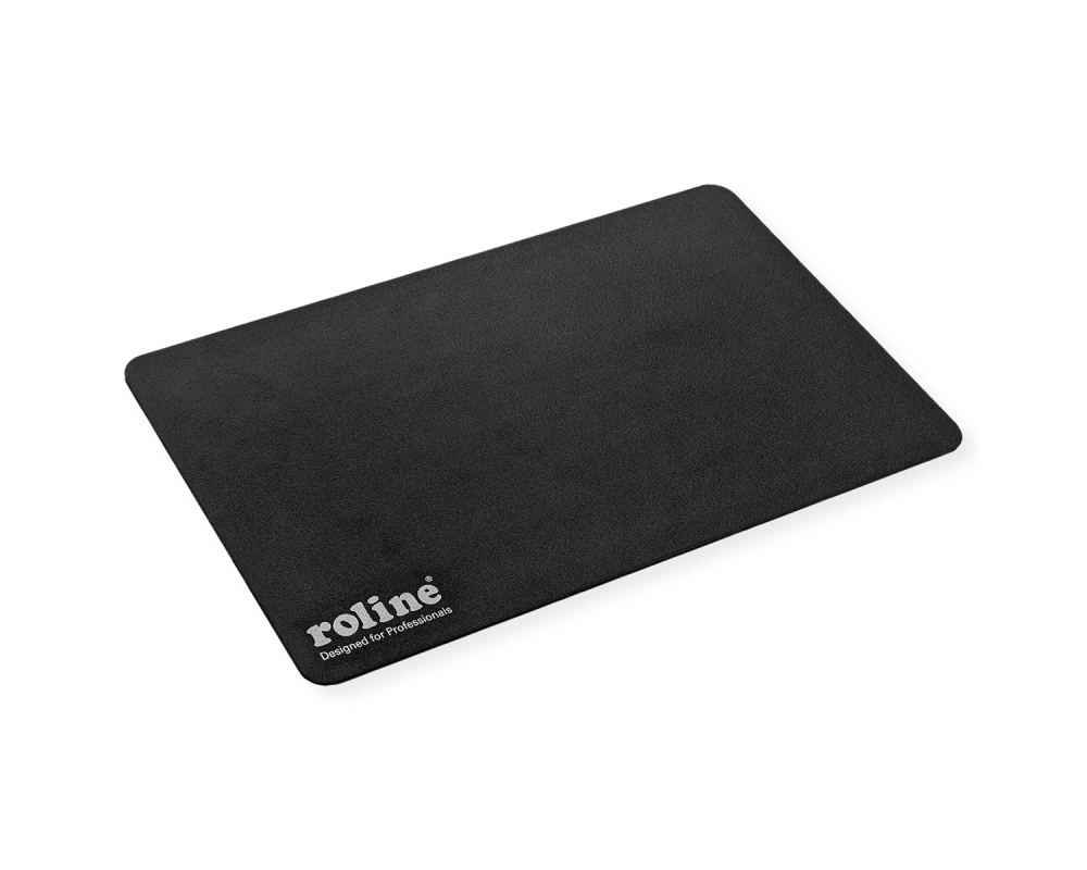 ROLINE Mausmatte, 3in1 Notebook Combo Mousepad, schwarz