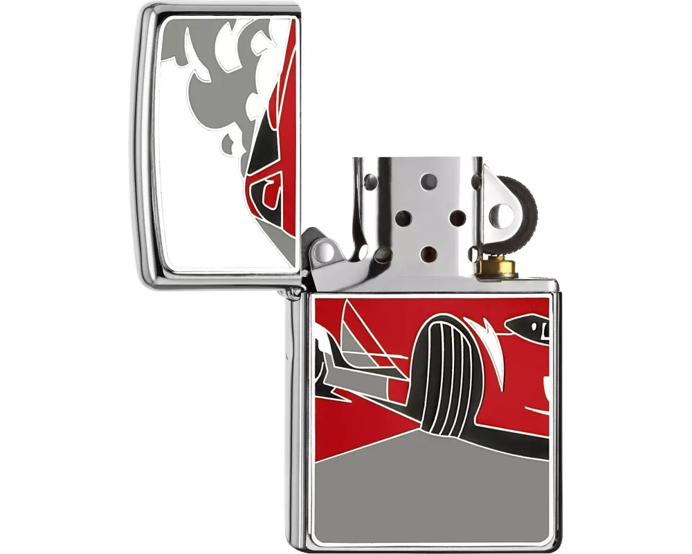 ZIPPO Racing Car Rot