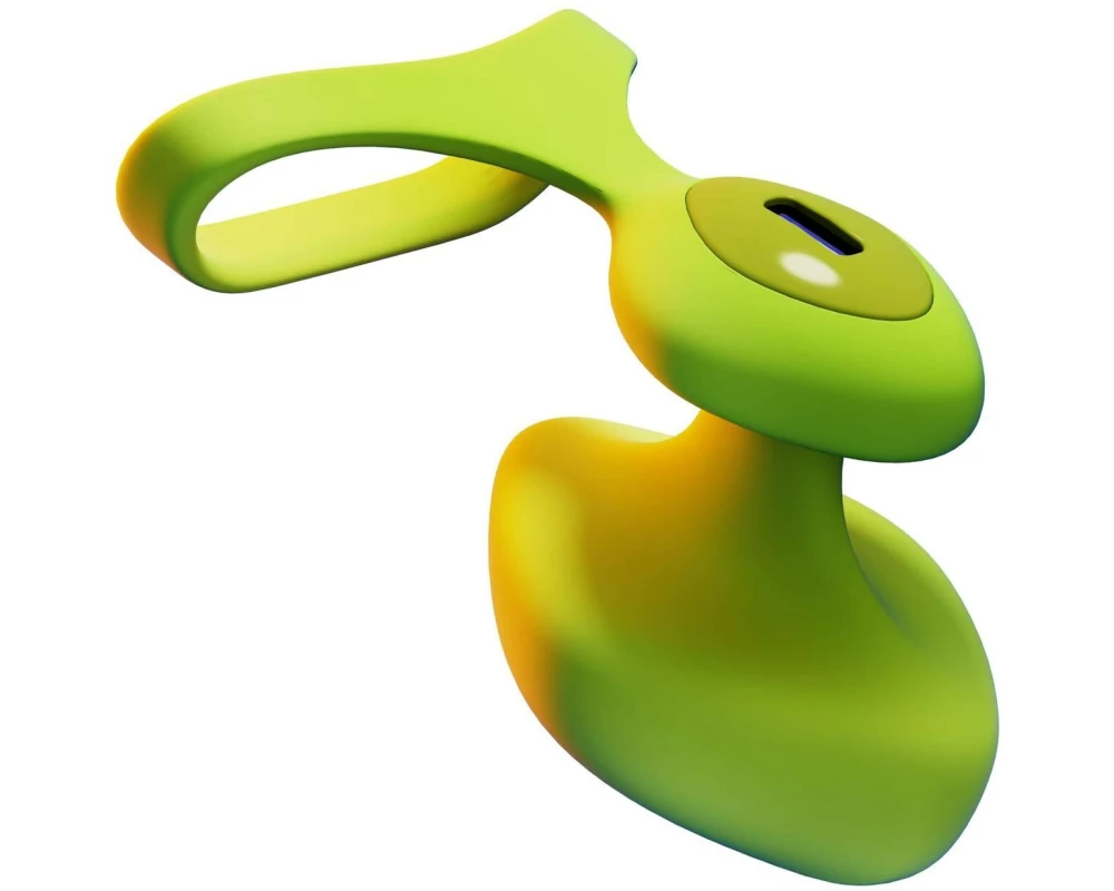 Dame Fin 2.0 Finger Vibrator Citrus