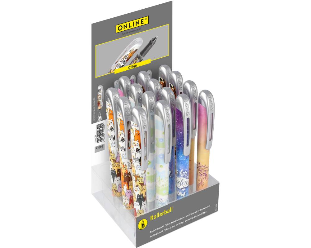 ONLINE Display Rollerball College 12637/15 Happy Life 15 Stück