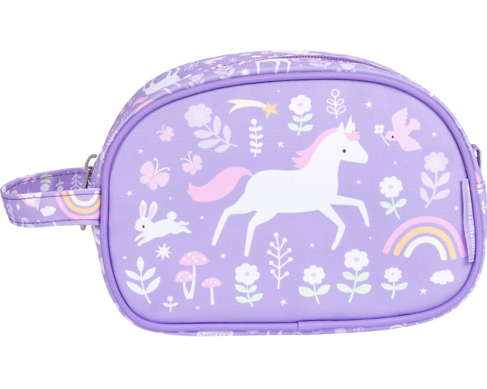 A Little Lovely Company Necessaire Einhorn Lila