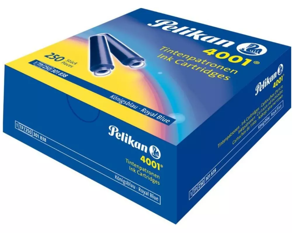 Pelikan Tintenpatrone TP/250 Königsblau, 250 Stück