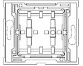 EATON xComfort 1-way pushbutton, radio, 55x55 mm, ELDAS no. 205 010 107