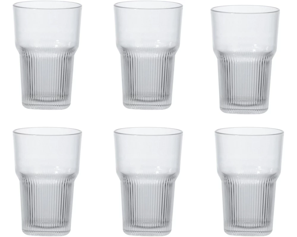 Arcoroc Longdrinkglas Starline 420 ml, 6 Stück, Transparent