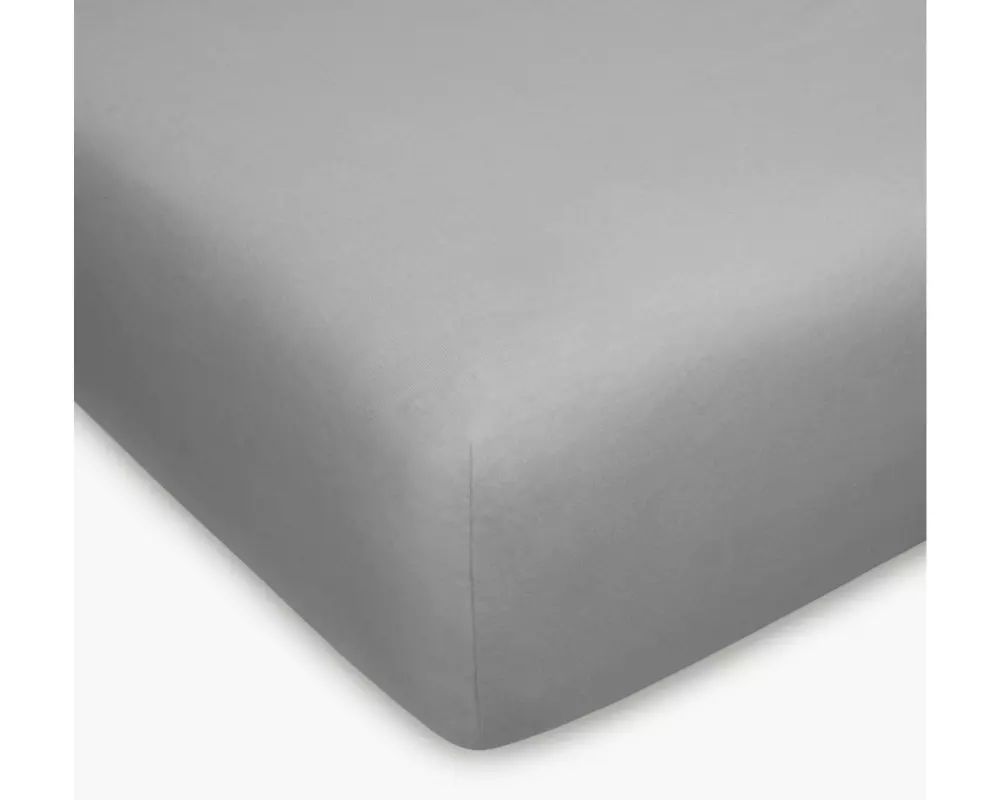Home Fashion Fixleintuch Jersey graphit, 140-160 x 200 cm