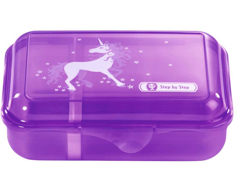 STEP BY STEP Lunch Box 139288 Unicorn, Flieder