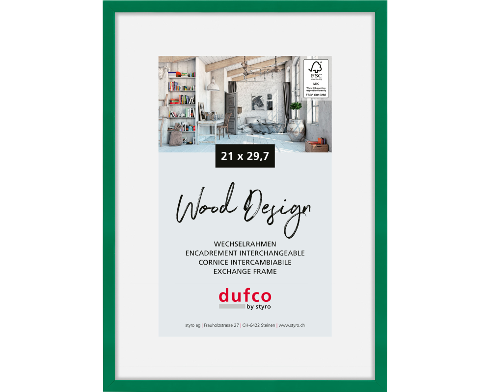 DUFCO Bilderrahmen Hay 21x29.7cm 1610.81094 grün
