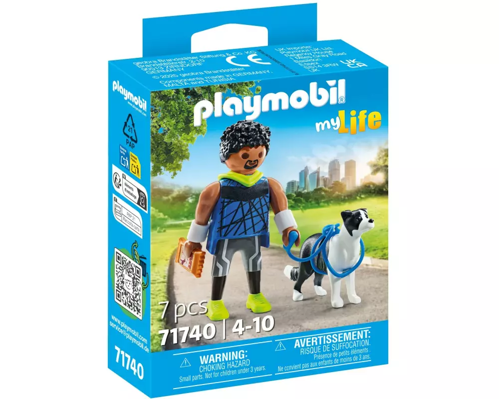 Playmobil My Life Jogger mit Border Collie 71740