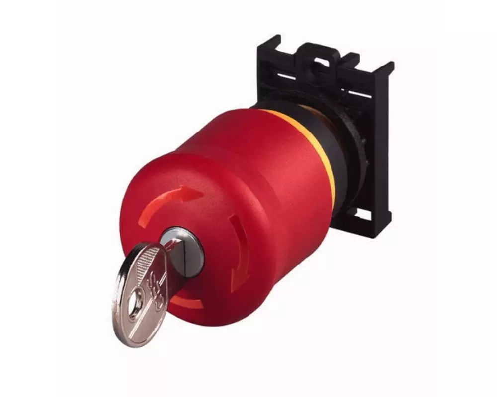 Eaton Not-Aus-Taste mit Schlüsselentriegelung, 1Ö, Rot