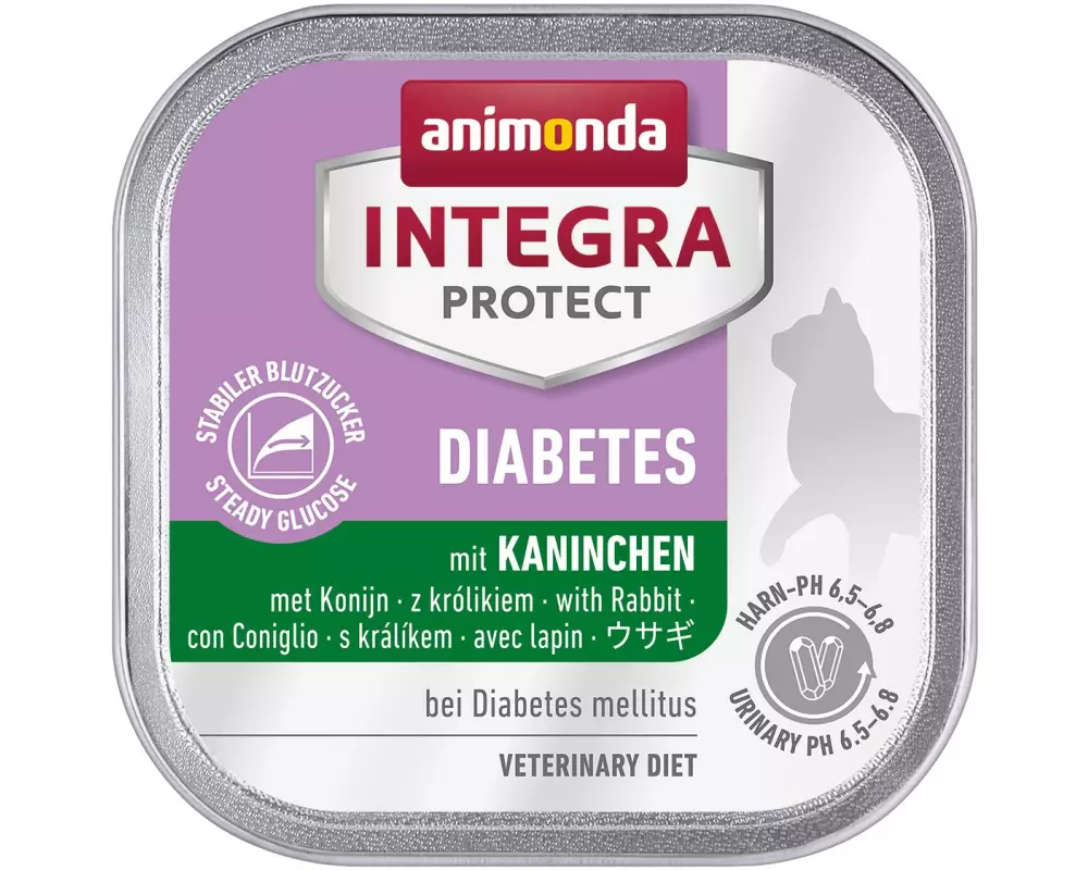 Animonda Integra Protect Nassfutter Diabetes Kaninchen, 100 g