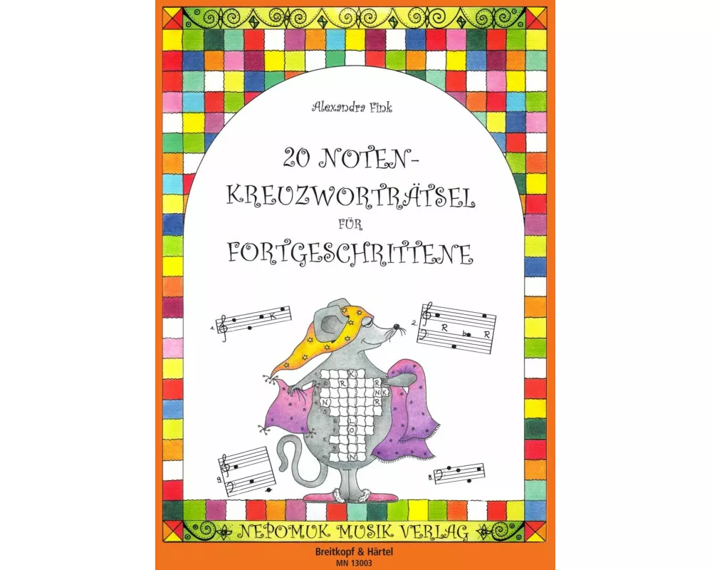 20 Notenkreuzworträtsel für Fortgeschrittene