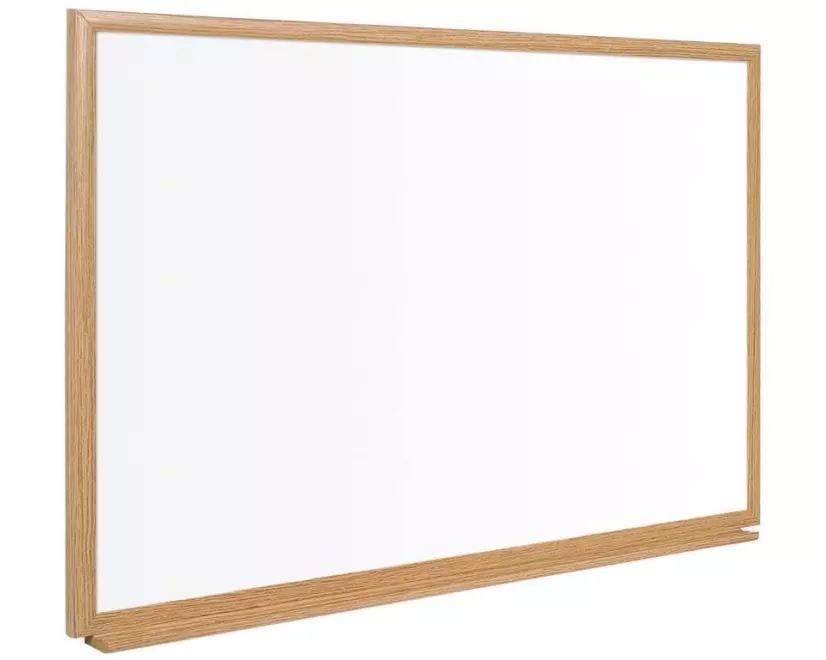 Bi-Office Magnethaftendes Whiteboard 90 cm x 120 cm, Weiss