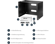 8U WALL-MOUNT BRACKET