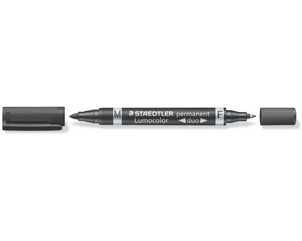 Staedtler Permanent-Marker Lumocolor Duo 348 Schwarz