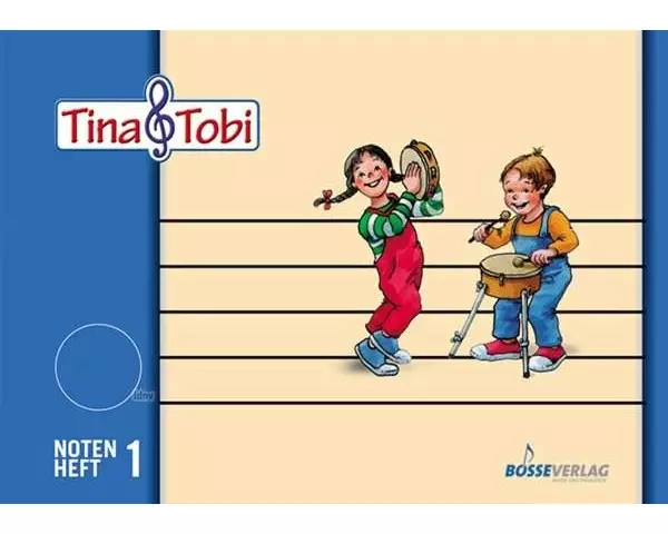 Tina und Tobi. Notenschreibheft 1. Halbjahr. Zur Musikfibel