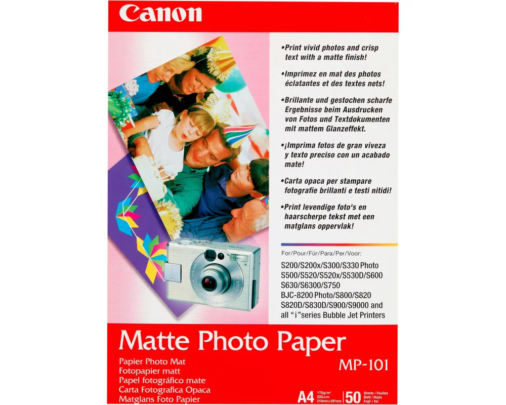 Canon Fotopapier A4 170 g/m² 50 Stück