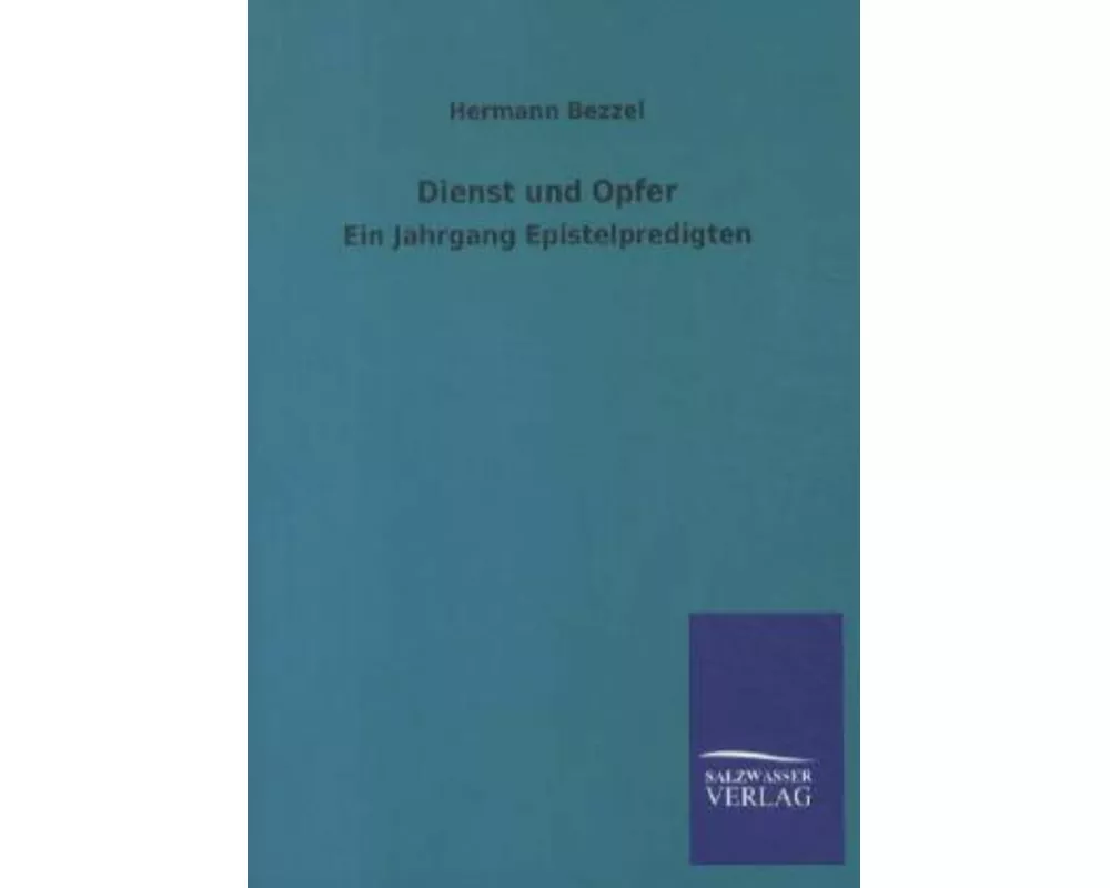 Dienst und Opfer