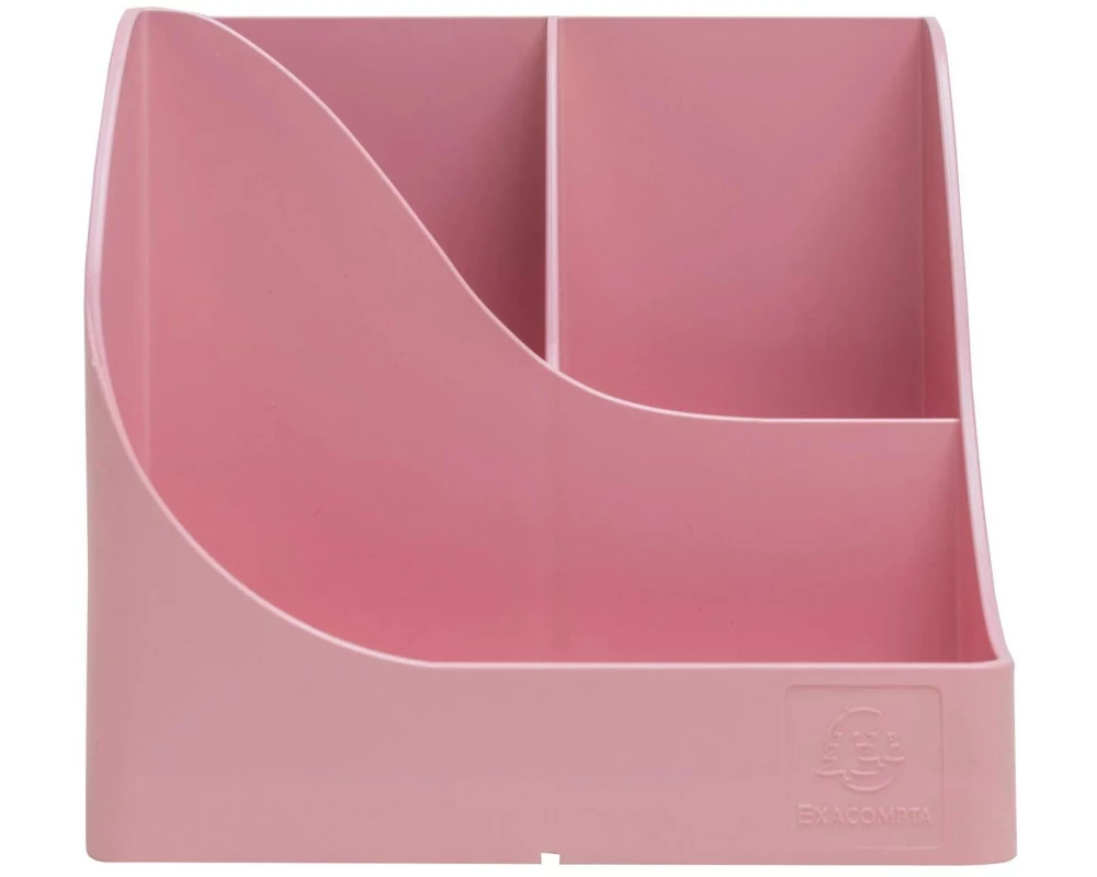Exacompta Stiftehalter Pen Wave AutentiK, 5 Fächer, Bonbonrosa