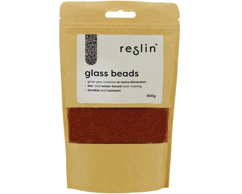 Reslin Glasperlen 500 g Bronze
